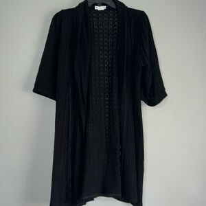 Kokoon short sleeve longer length cardigan, size medium